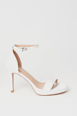 Talia Bridal Satin Platform Heeled Sandals