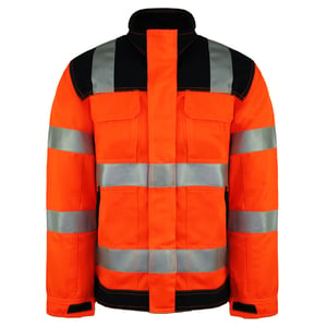 Dickies hoge zichtbaarheid heren oranje werkjas
