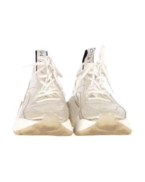 Stella McCartney Eclypse Transparante Chunky Sneakers in Witte PVC
