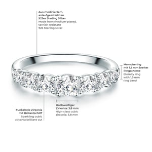 Trilani Female Sterling Silver Ring
