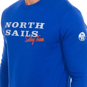 Sweater met lange mouwen en ronde hals 9022970 heren