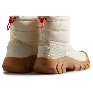 Hunter Intrepid Nylon Damesschoenen Wit Wilg/Gum Wellington Laarzen