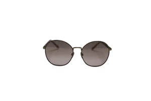 Burberry 3094 Gradient Round Sunglasses in Brown Metal
