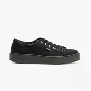 UTOPï¿½A TOTAL Womens Canvas Trainers Black