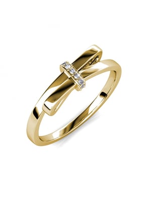Bague Luminous Bow - Cristal d'Autriche