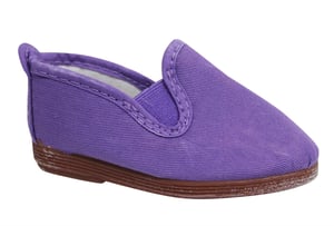 Flossy Style Kids Purple Plimsolls