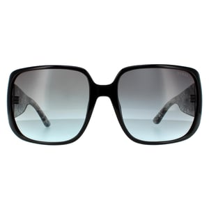 Guess zonnebril gu7682 01b glanzende zwarte rookgrijs gradiënt