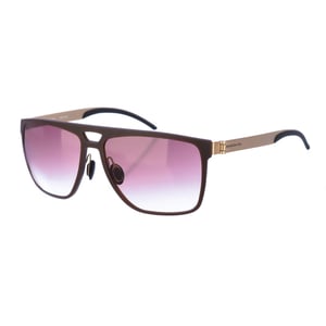 Rectangular shaped acetate sunglasses M7008 men