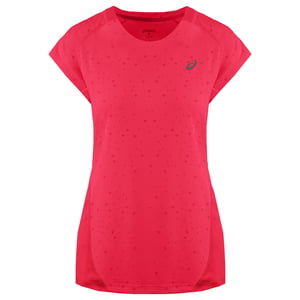 Asics Logo Dames Roze T-Shirt