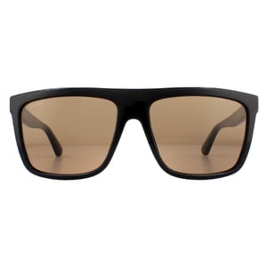 Gucci Square Mens Black Brown Sunglasses