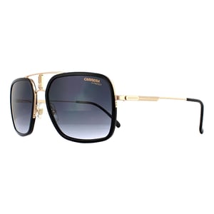 Carrera Aviator Mens Gold Black Dark Gray Gracient zonnebril