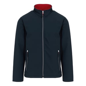 Regatta Ascender Fleecejacka för herrar (Marin/Classic Red)
