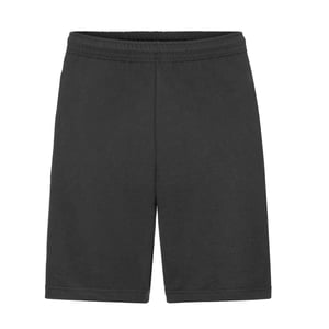 Fruit of the Loom Lichtgewicht uniseks shorts voor volwassenen (Zwart)