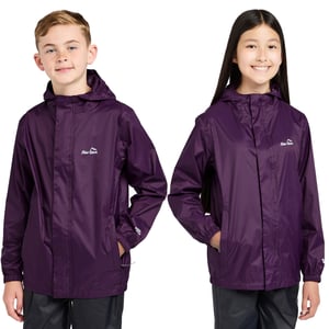 Peter Storm Kids' Waterproof, Lightweight & Packable Jacket with Hood, Children's Raincoat