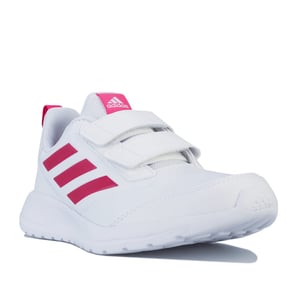 Girl's adidas Junior AltaRun Trainers in White pink