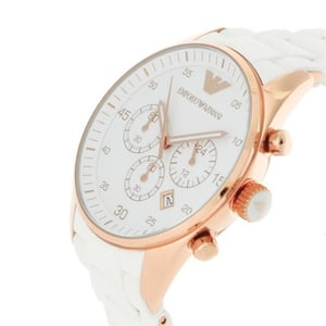 Emporio Armani AR5919 Sportivo-klocka för män Vit