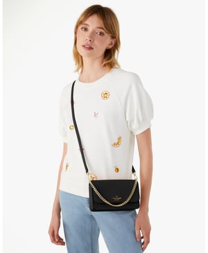Madison Saffiano Leather Willow Mini Flap Crossbody