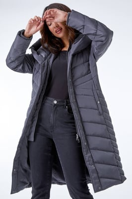 Hooded Quilted Coat