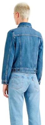 Levi's Dames Spijkerjack in Lichtblauw