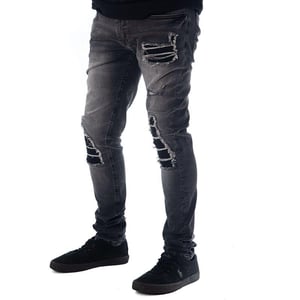 Mens Skinny Fit Ripped Jeans
