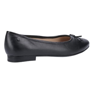 Hush Puppies Womens/Ladies Naomi Slip On Leather Ballet Pump (Black)
