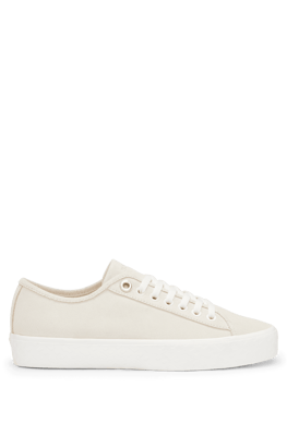 Women's Boss AidenLM Tennis Trainers in White