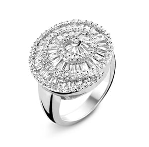 Orphelia Dames 925 Sterling Zilveren Ring - Zilver R-4982