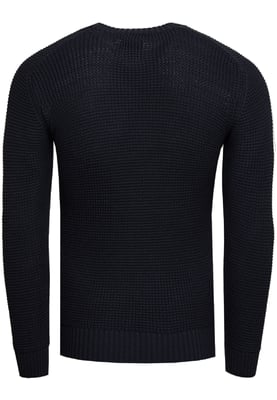 Rusty Neal Casual Fit Trui Bla