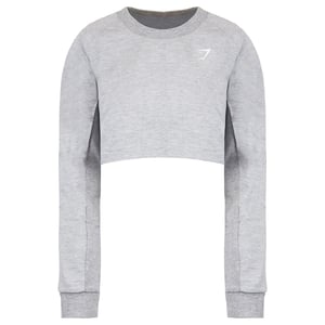 Gymshark Trui in Grijze Mergel voor dames
