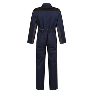 Regatta Barn/Kids Kontrastfärgad jumpsuit med snäppfunktion (Marinblå/Svart)