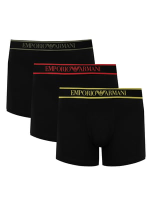 Emporio Armani Boxershorts 3 Pack Mannen zwart