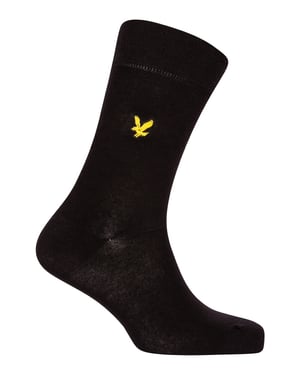 Lyle & Scott 3 Pack Socks in Black