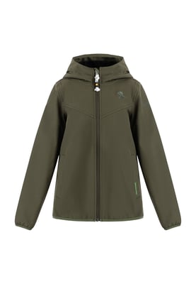 Schmuddelwedda softshell jas jonge donkere olijf
