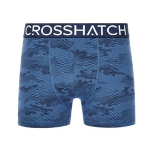 Crosshatch Heren Bresler Boxershorts (Set van 3) (Marine)