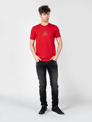 Iceberg T-Shirt C-Neck Herr Röd