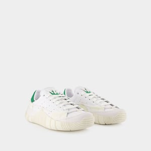 Scuba Stan Craig Green Sneakers i vitt läder