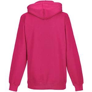 Russell Colour Mens Hooded Sweatshirt / Hoodie (Fuchsia)