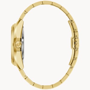 Bulova Surveyor Heren Horloge Goudkleurig 97A182