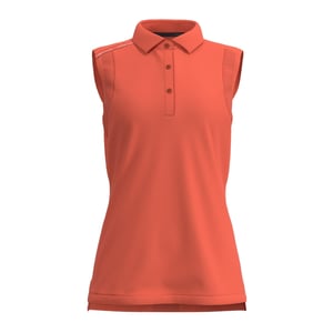Forelson Womens/Ladies Stow Sleeveless Polo Shirt (Coral)