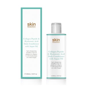Skin Research Collagen Peptide & Hyaluronic Acid Daily Conditioner with Argan Oil 250ml Twin Value Savings Pack