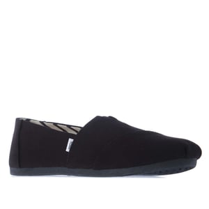 Women's Toms Recycled Cotton Alpargata Espadrille Pumps in Black