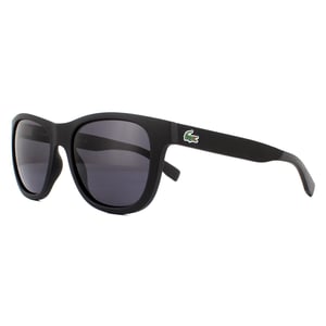 Lacoste Square Mens Matte Black Grey Sunglasses
