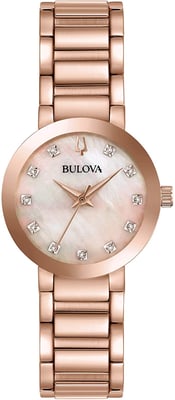 Bulova Futuro dameshorloge Rosékleurig 97P132