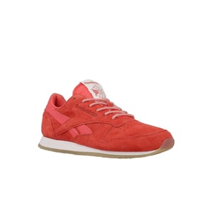 Reebok Classic Creoe Sail Away Lace-Up Red Suede Leather Womens Trainers BD3016