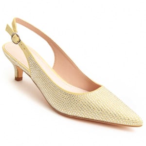 Montevita Heel Shoe Festshoe5 Yellow