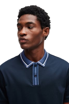 Boss Phillipson 36 Polo Shirt Dark Blue