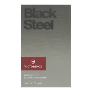 Swiss Army Black Steel Eau De Toilette 100ml