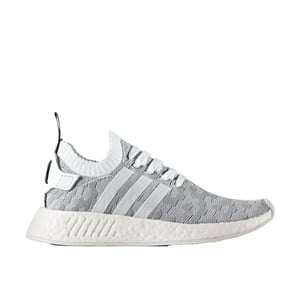 Adidas NMD_R2 Primeknit dam grå löparskor