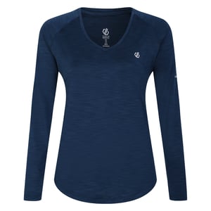 Dare 2B Dames/dames Discern T-shirt met lange mouwen (Maanlicht Denim)