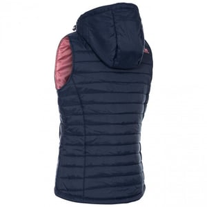 Trespass - Dames Aretha Casual Bodywarmer (Donkerblauw met roze accent)